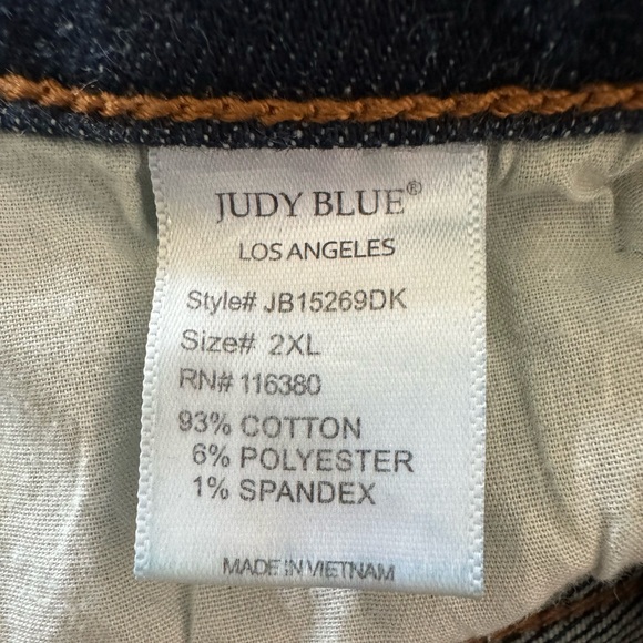 Judy Blue Love Affair Button Fly Cut Off Shorts. Women’s 2XL: 18-20W. - Picture 4 of 8